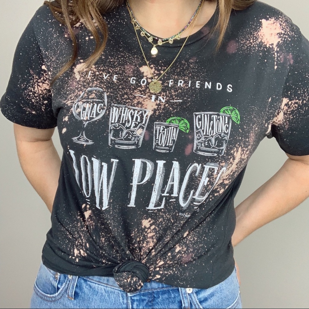 Friends In Low Places Graphic Tee - Liquor - Picture 2 of 8
